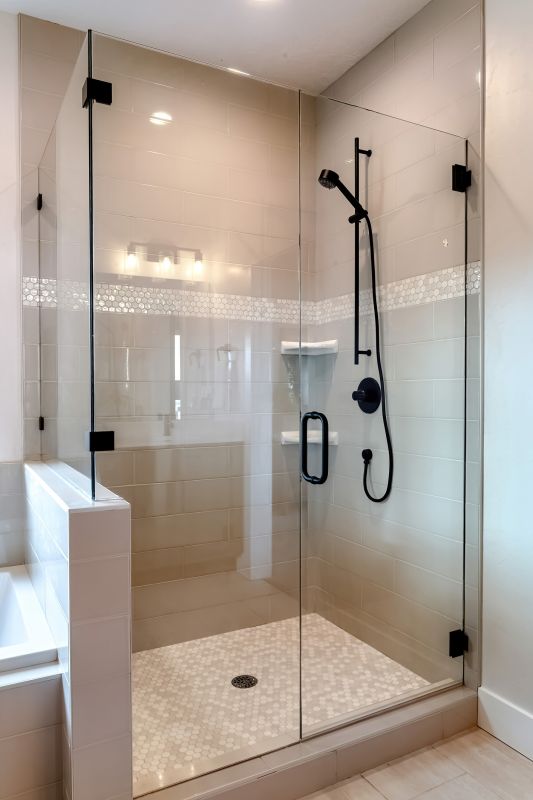 Shower with Built-In Storage